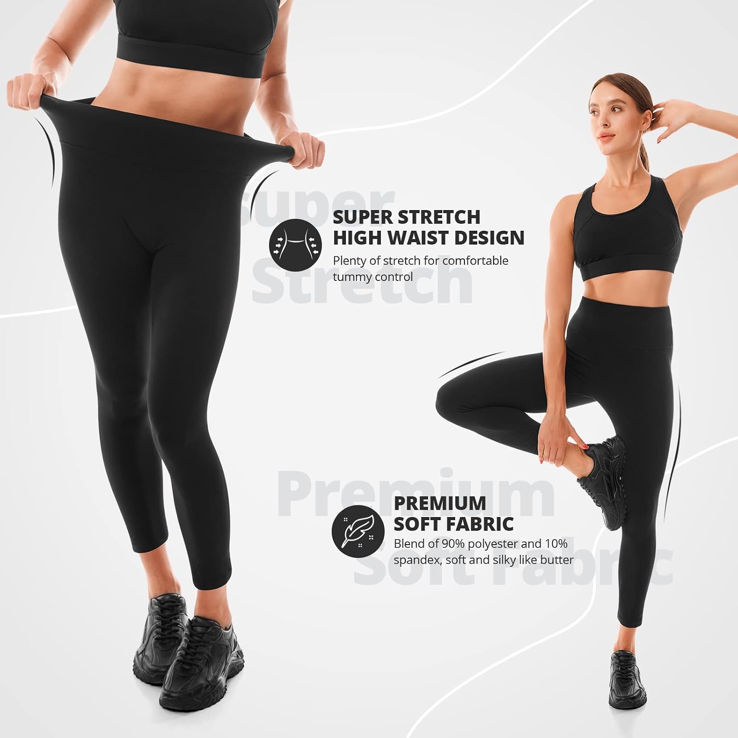 Detalle de Walifrey Gym leggings, high waisted