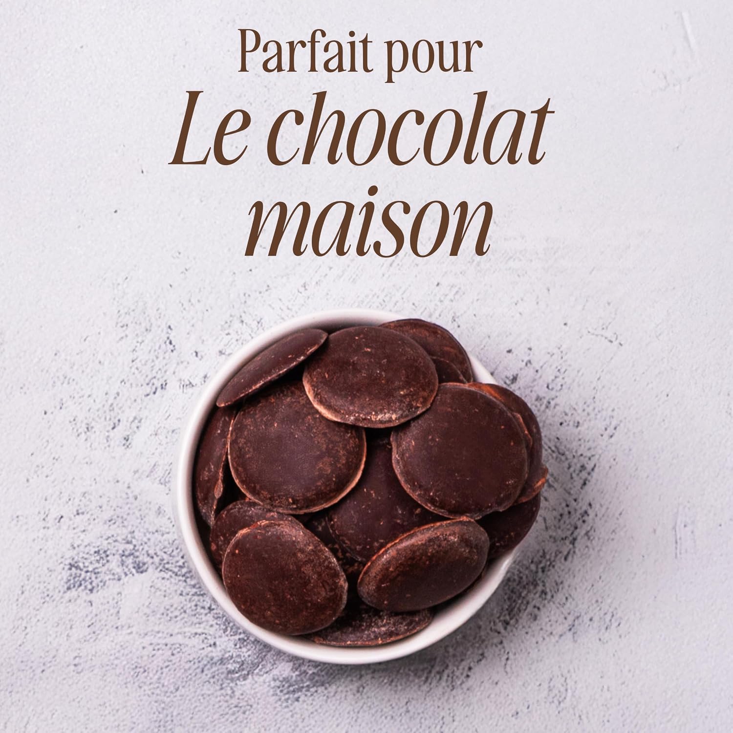 Detalle de Sevenhills Wholefoods Pâte De Cacao Bio 500 g – pâte de cacao pure et vegan, sans additifs