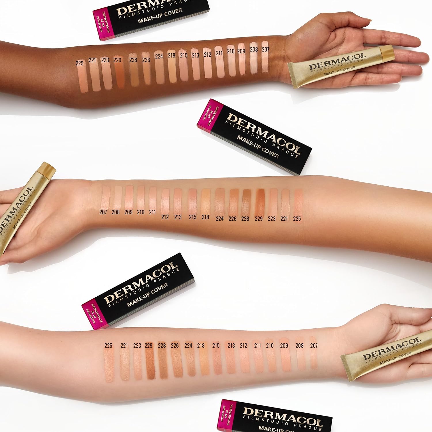 Detalle 2 de Dermacol DC Full Coverage Foundation SPF30 – waterproof cover cream makeup (30g)