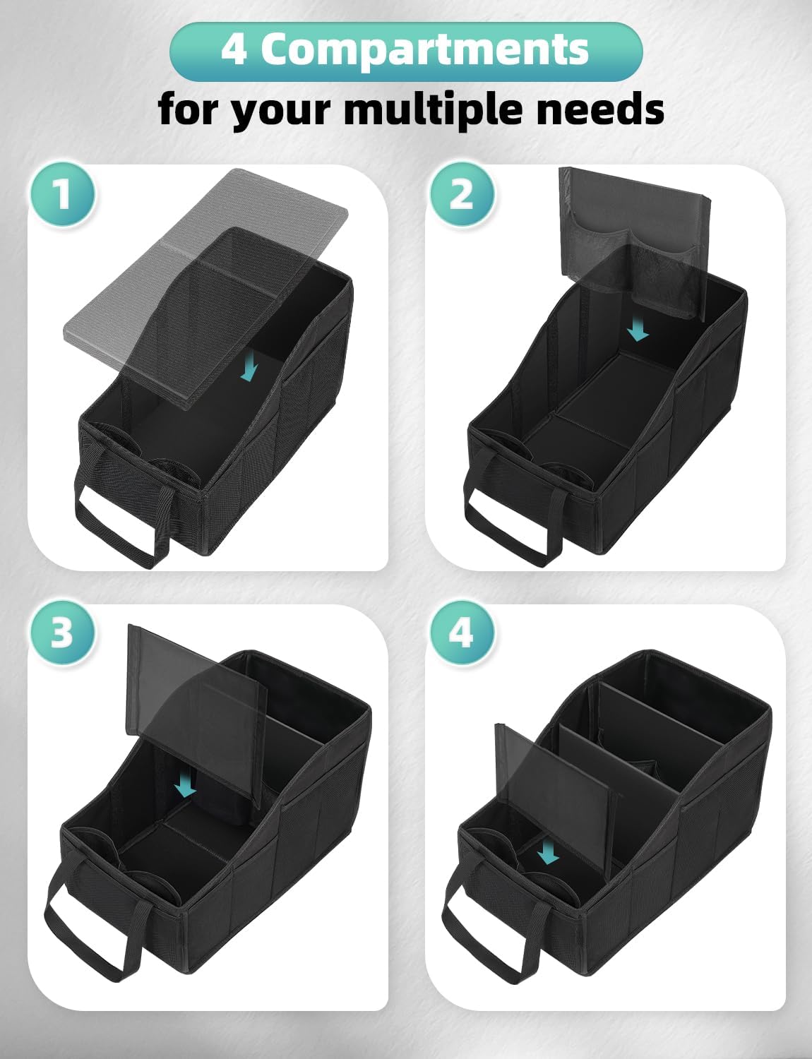 Thumbnail 4 de YOHOOLYO Car Seat Organiser 46x27x27 cm