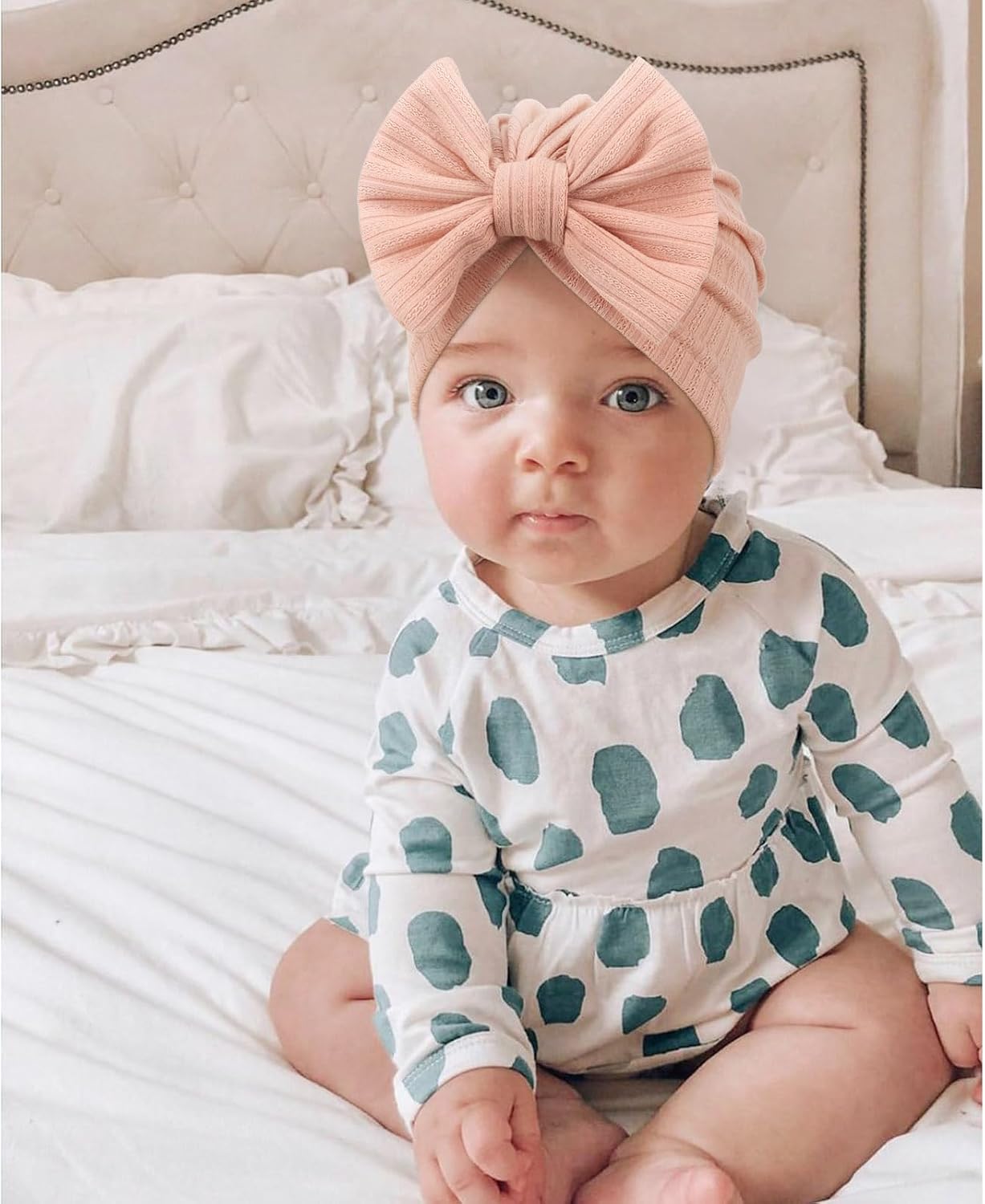 Thumbnail 2 de DRESHOW Newborn Baby Hat Turban 3-Pack