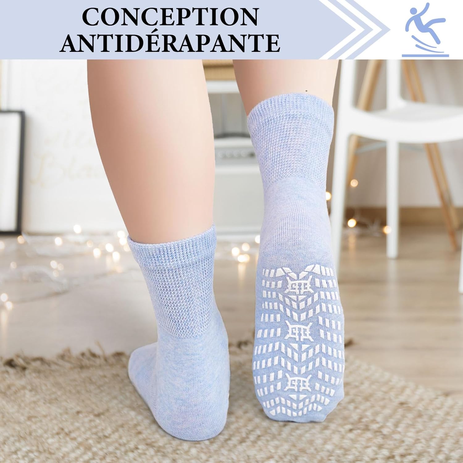 Thumbnail 4 de ZAKASA Chaussettes Antidérapantes Femme