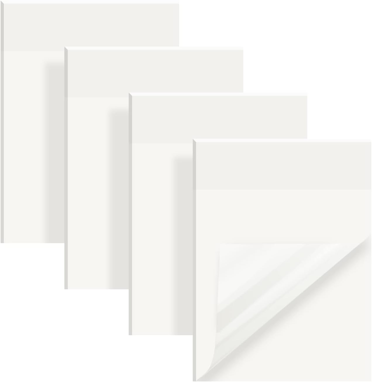 Vicloon Note Adesive Trasparenti 4 Pacchi