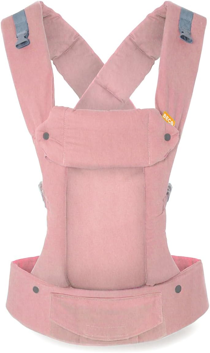 Thumbnail 3 de Beco Gemini Porta Bebè Neonato - Marsupio Ergonomico Leggero e Anallergico per 3,5–16 kg, Lino Rosa