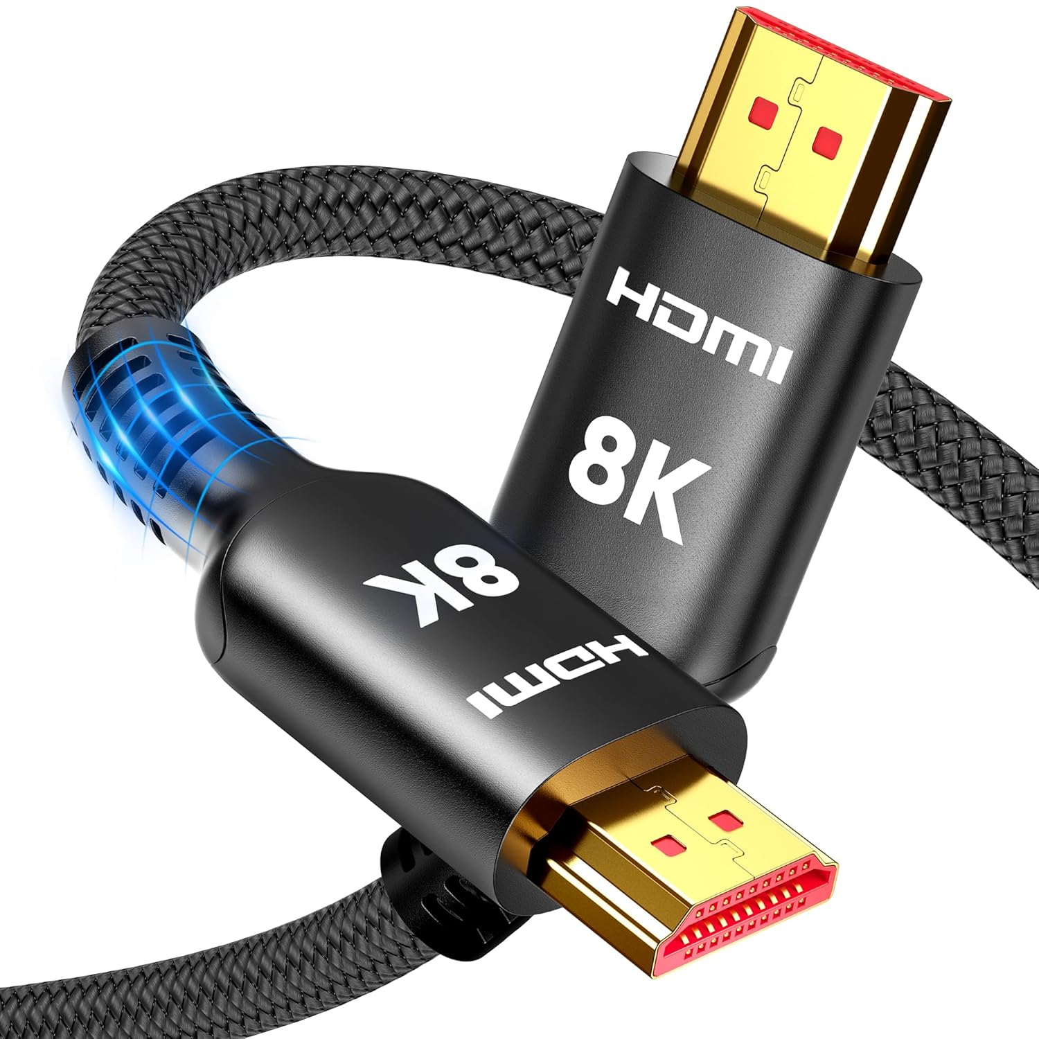 Detalle de Highwings High Speed HDMI Cable (15 FT) for 8K/4K Gaming, eARC, and DTS:X Support