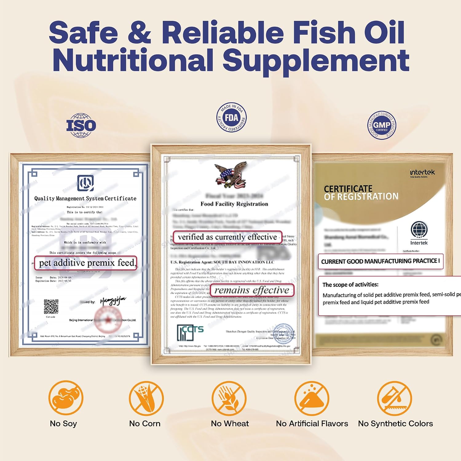 Detalle 1 de HEAPETS Salmon Oil for Dogs and Cats, 8 oz
