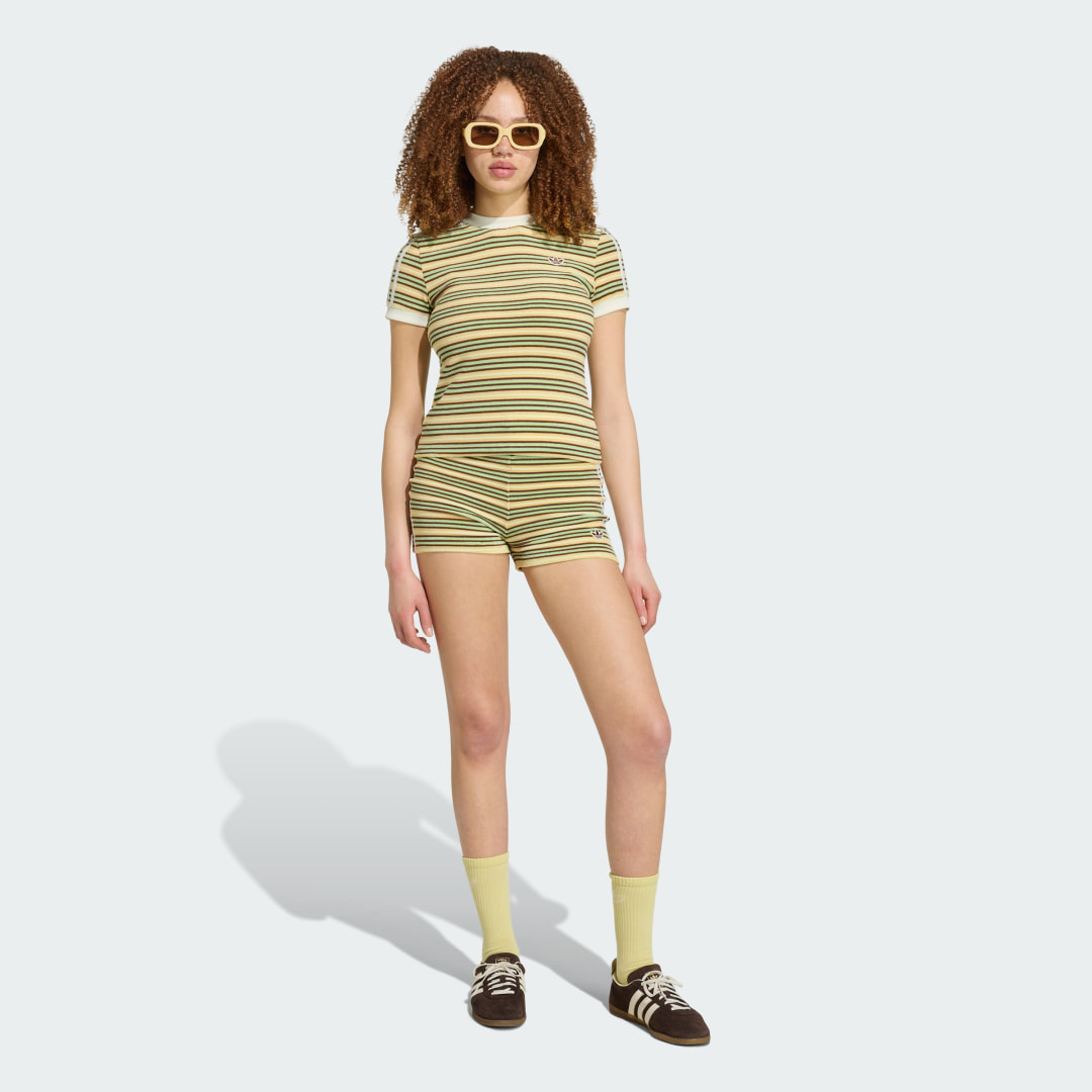 Detalle de Camiseta a rayas Adidas Originals Summer Glow Slim
