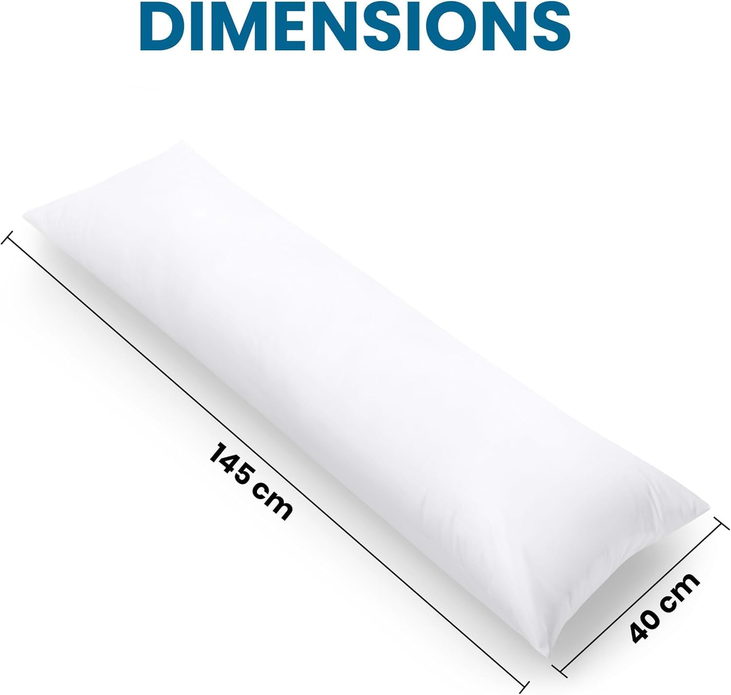 Detalle 2 de Utopia Bedding Almohada Corporal 40x145 cm