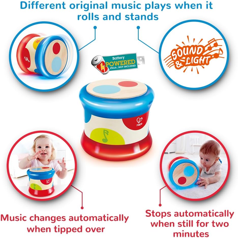 Detalle de Colourful Baby Drum toy for toddlers 6 months