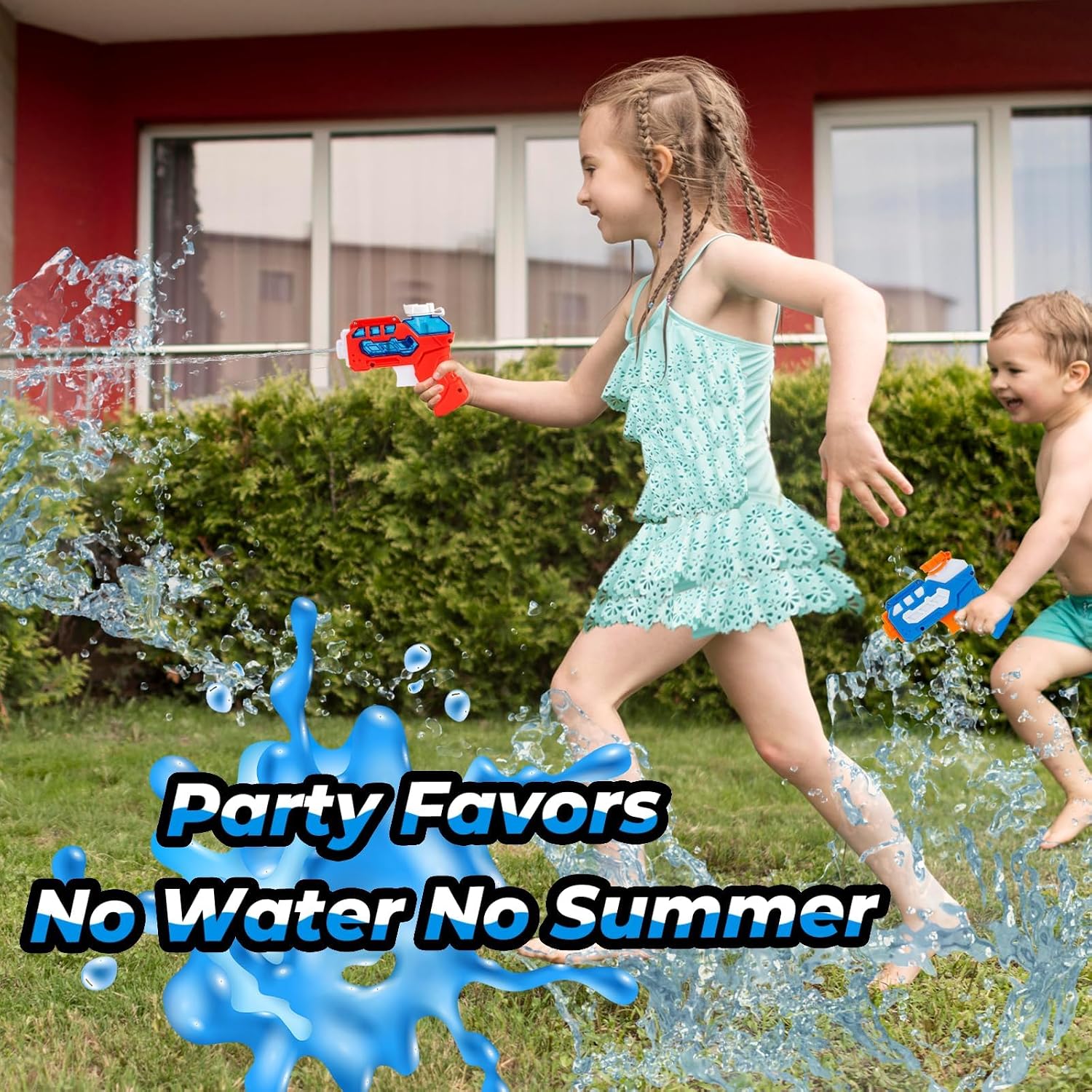 Detalle 2 de 8 Pack Water Pistol for Kids: Small Mini Squirt Guns for Summer Fun