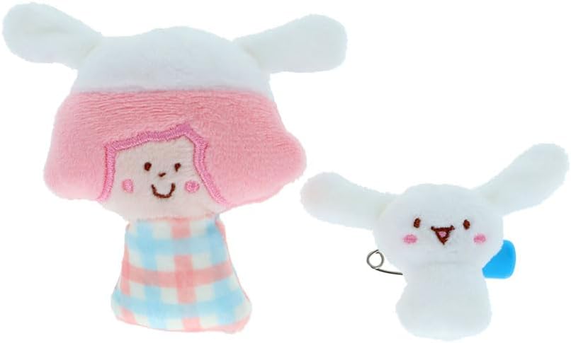 Detalle 2 de サンスター文具 mizutama サンリオキャラクターズ ぬいぐるみバッジ 2個セット