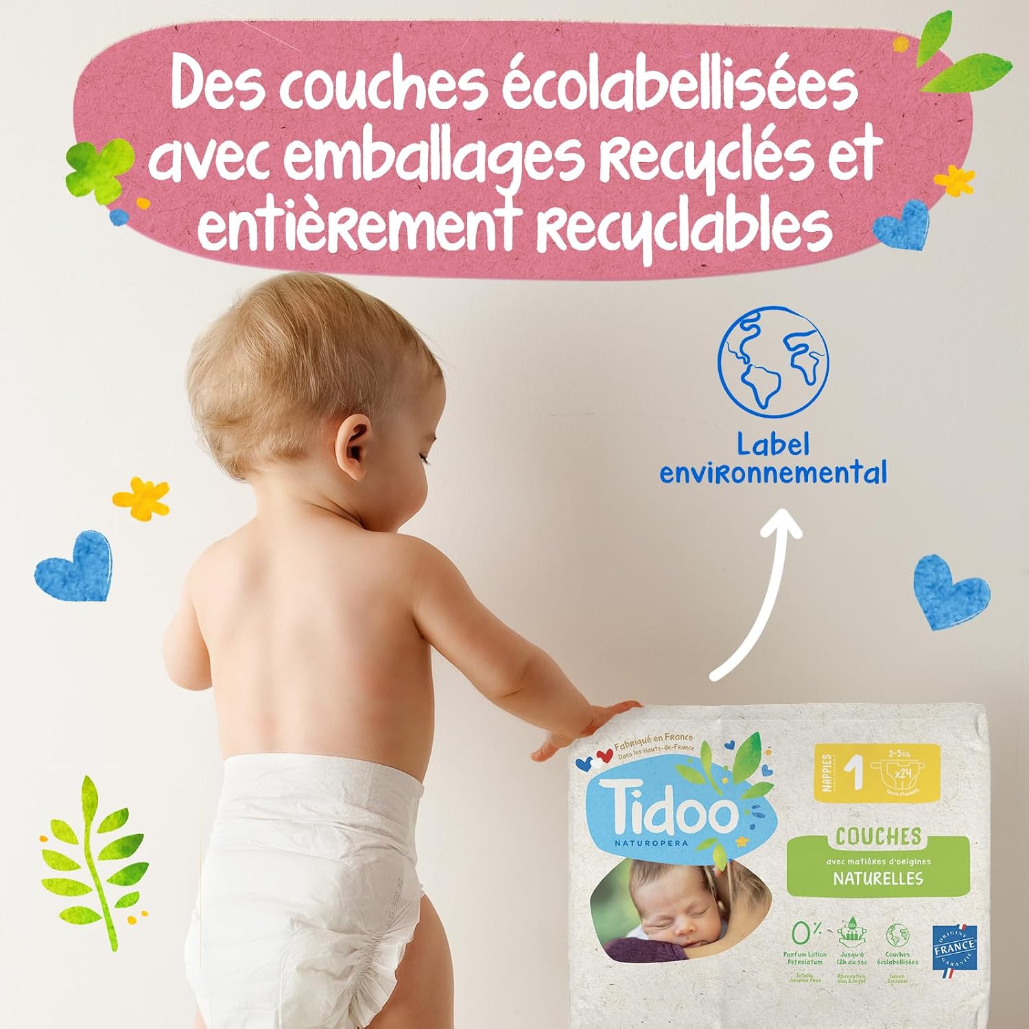 Thumbnail 5 de TIDOO Couches Taille 4 7-18 kg 👶
