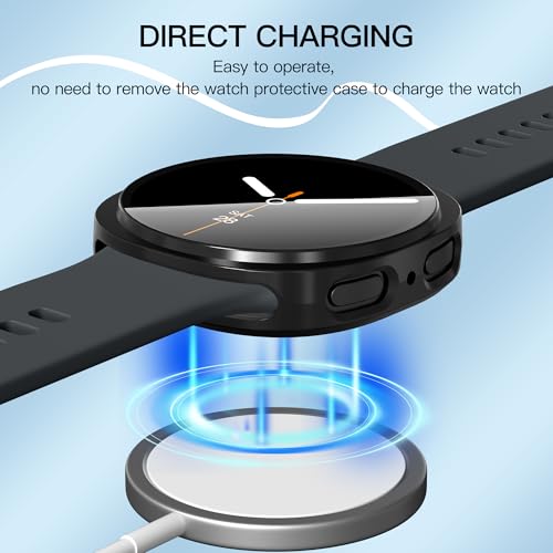 Thumbnail 6 de Diruite pack de 3 fundas TPU para Samsung Galaxy Watch 8 de 40 mm con protector de pantalla (negro)
