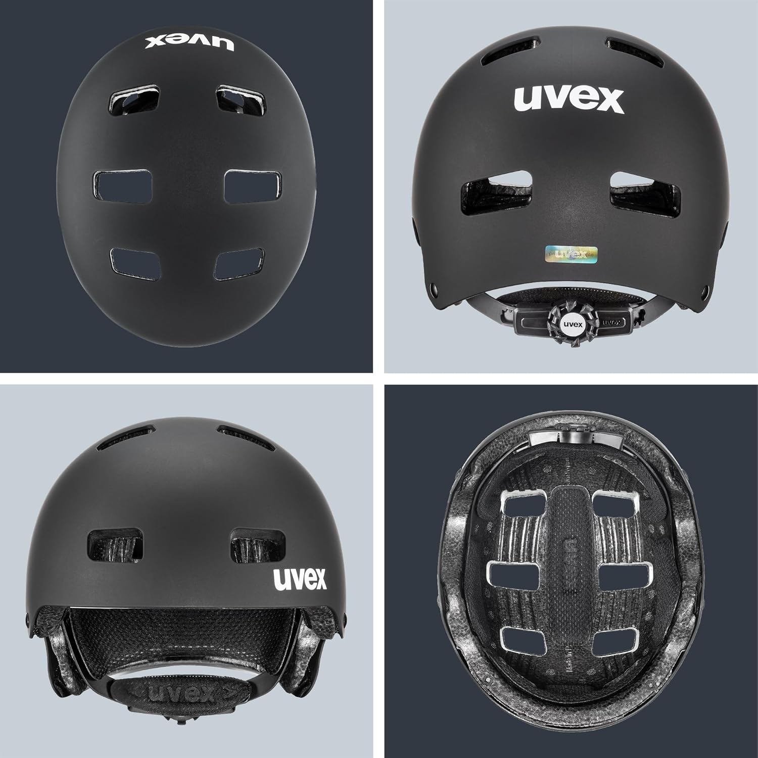 Detalle de uvex Kid 3 cc – robuster Fahrradhelm für Kinder mit verstellbarem IAS-System