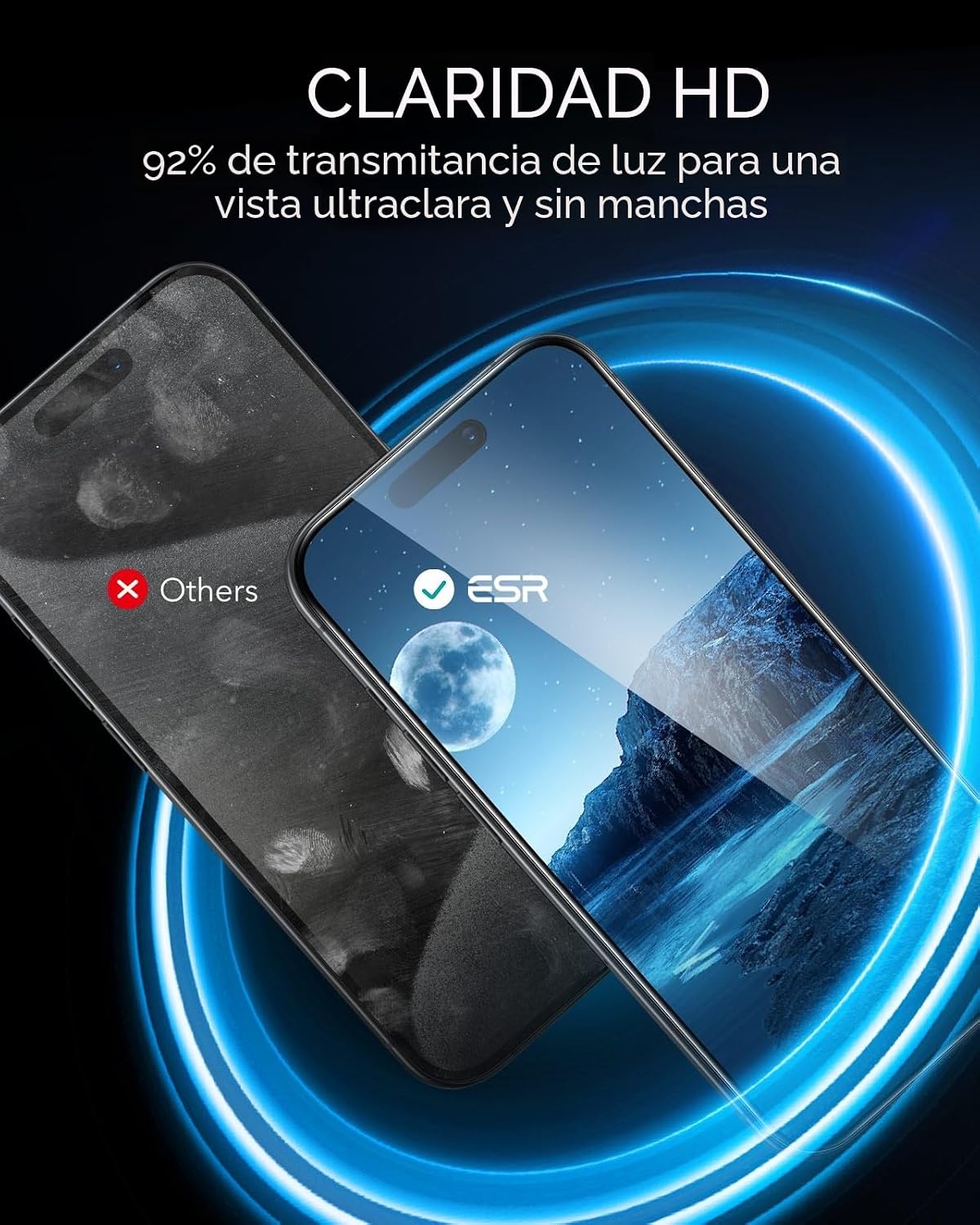 Thumbnail 5 de ESR Protector Pantalla iPhone 16 Plus 3 unidades