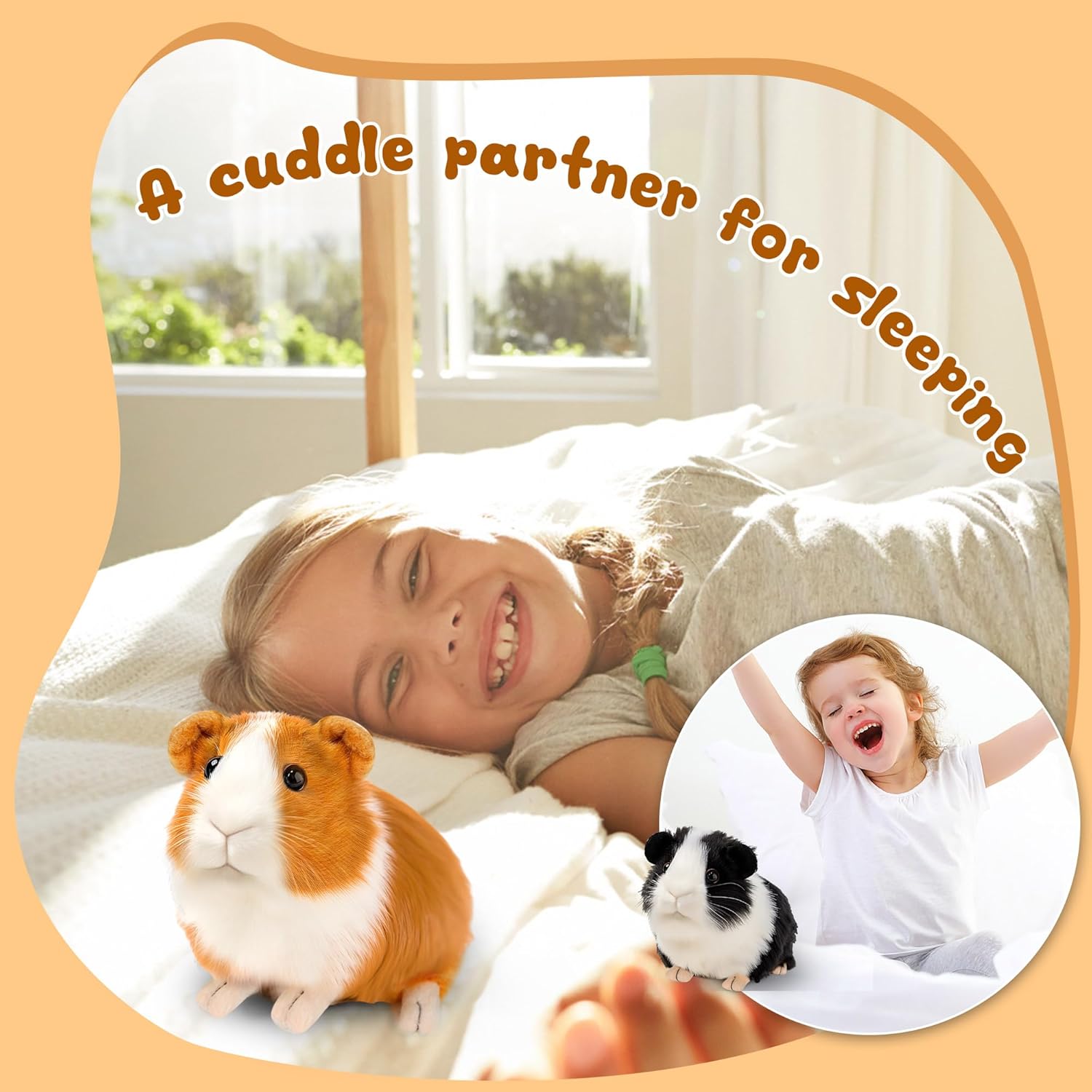 Thumbnail 5 de SHINELINE Meerschweinchen Kuscheltier 2er Set