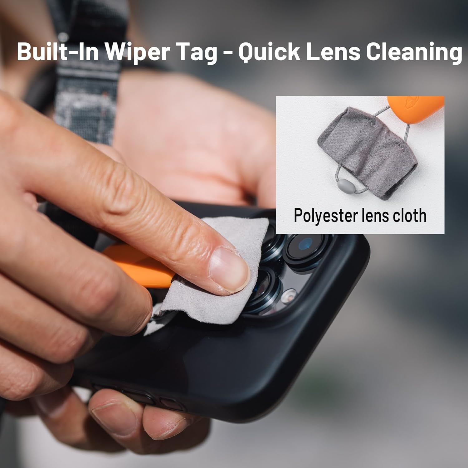 Thumbnail 3 de PGYTECH LinkGo Sangle de Photographie pour Téléphone – Sangle réglable en nylon, compatible iPhone et Android