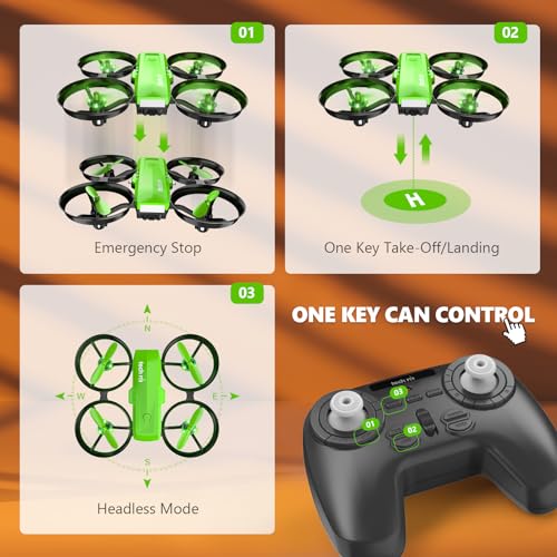 Thumbnail 4 de EYLM Mini Drone 📷 HD 1080P con App y 2 Baterías