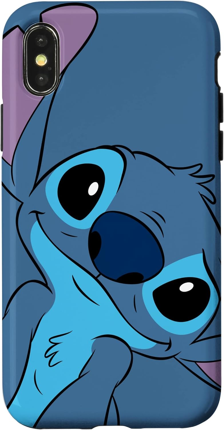 Thumbnail 4 de Coque Disney Lilo & Stitch Cute Stitch Face Slate Gray pour iPhone 15