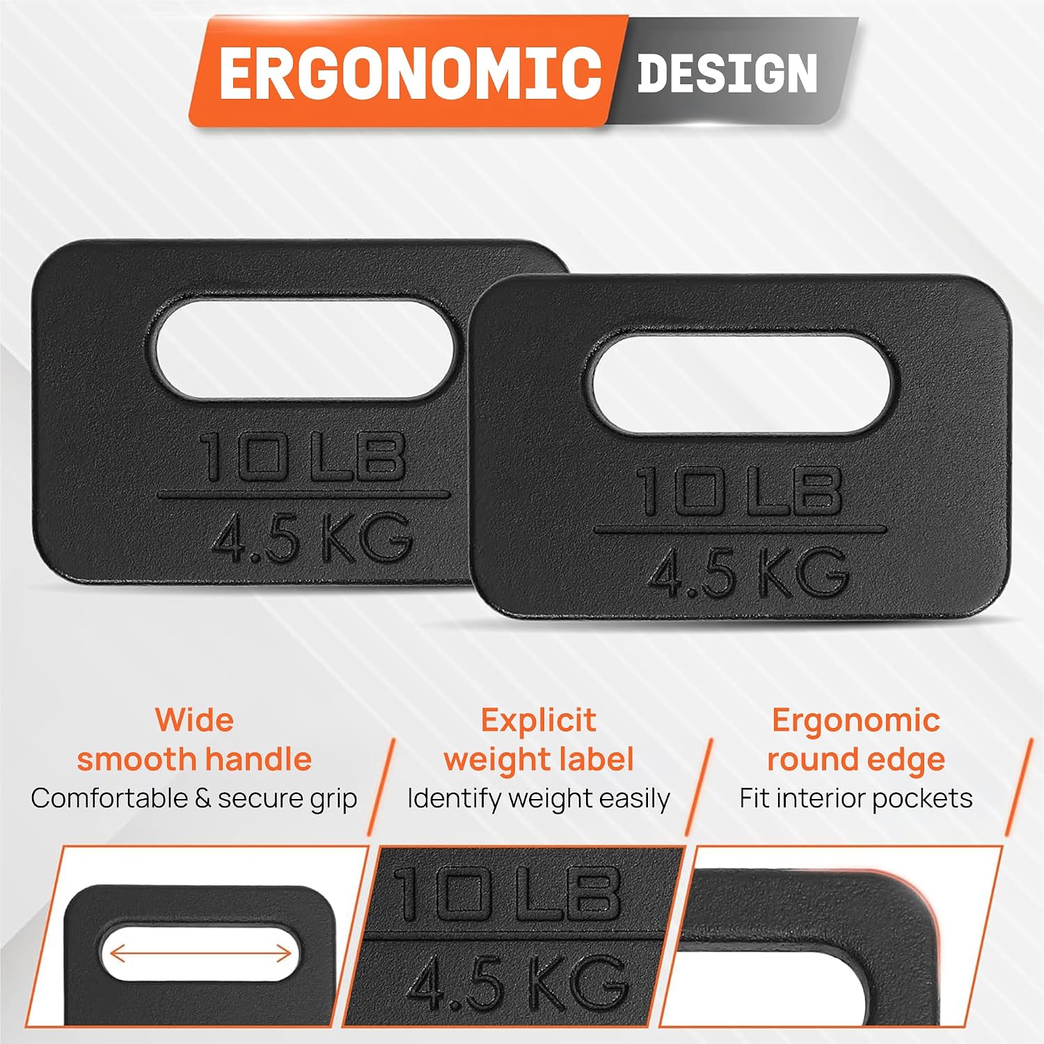 Detalle de Yes4All ruck weight 20 lb