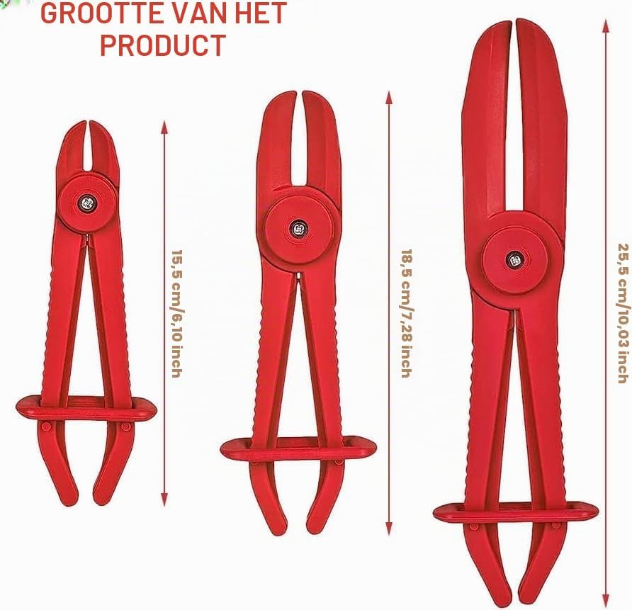Thumbnail 6 de Aoreun P00454 slangklemtangset, 6-delig voor flexibele leidingen