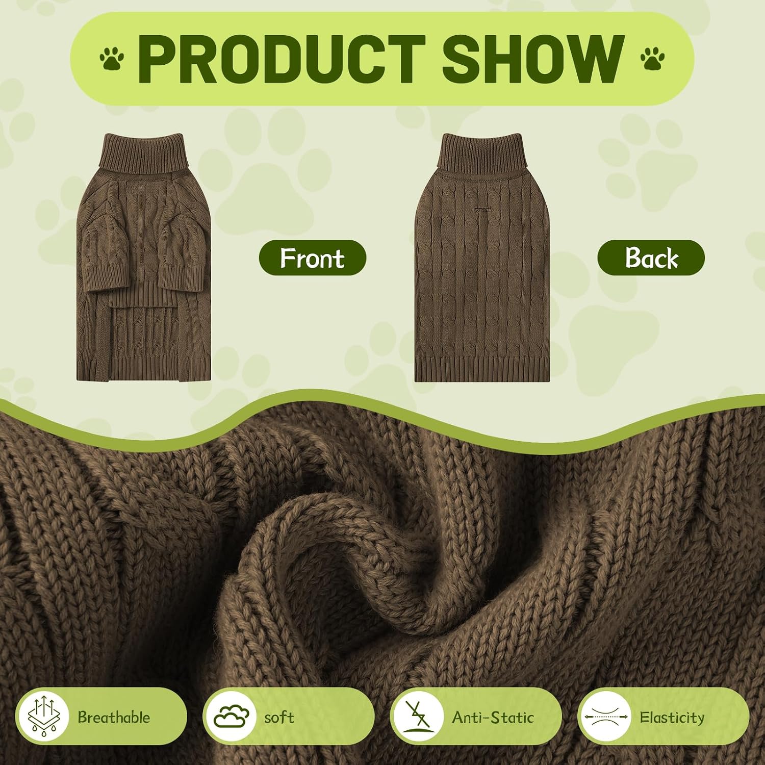 Detalle de Dog Sweater, Medium
