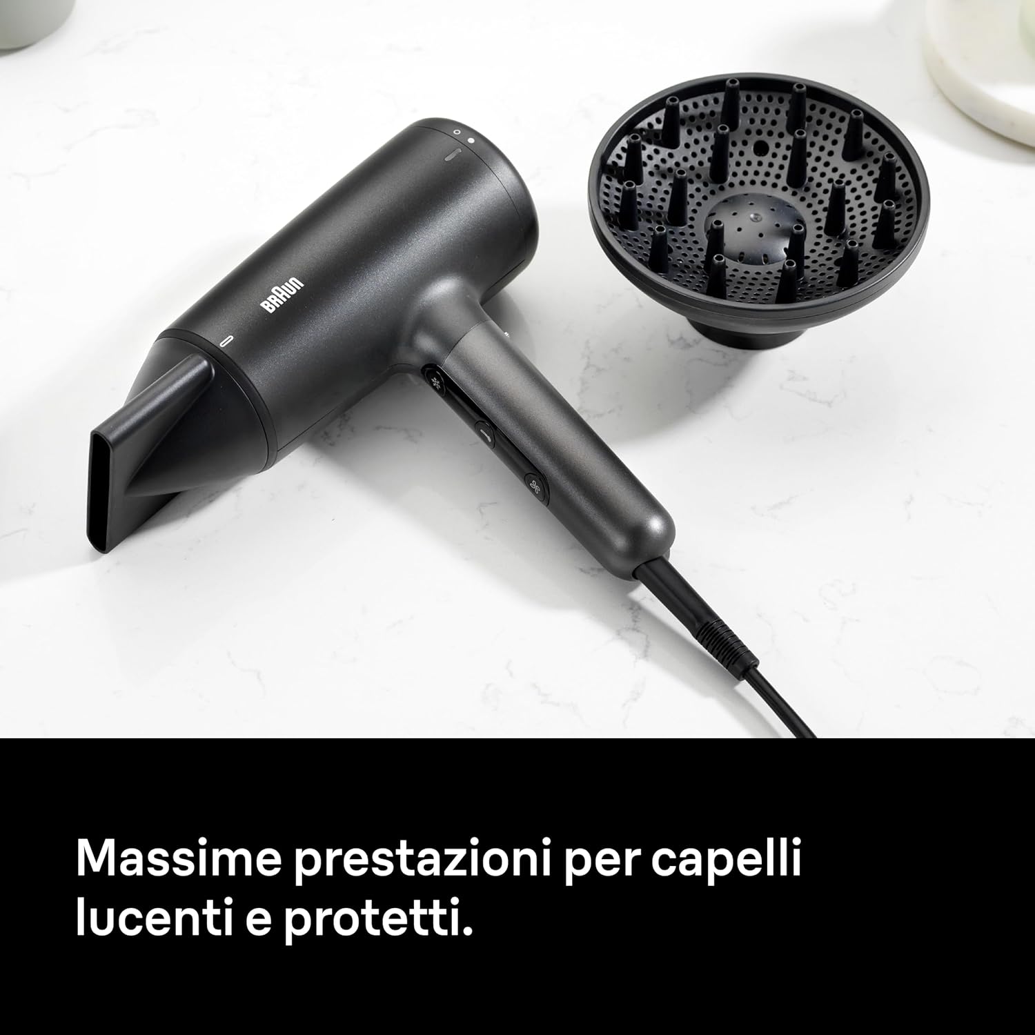 Thumbnail 1 de Asciugacapelli Braun HD4.2: potenza, controllo e accessori per styling rapido