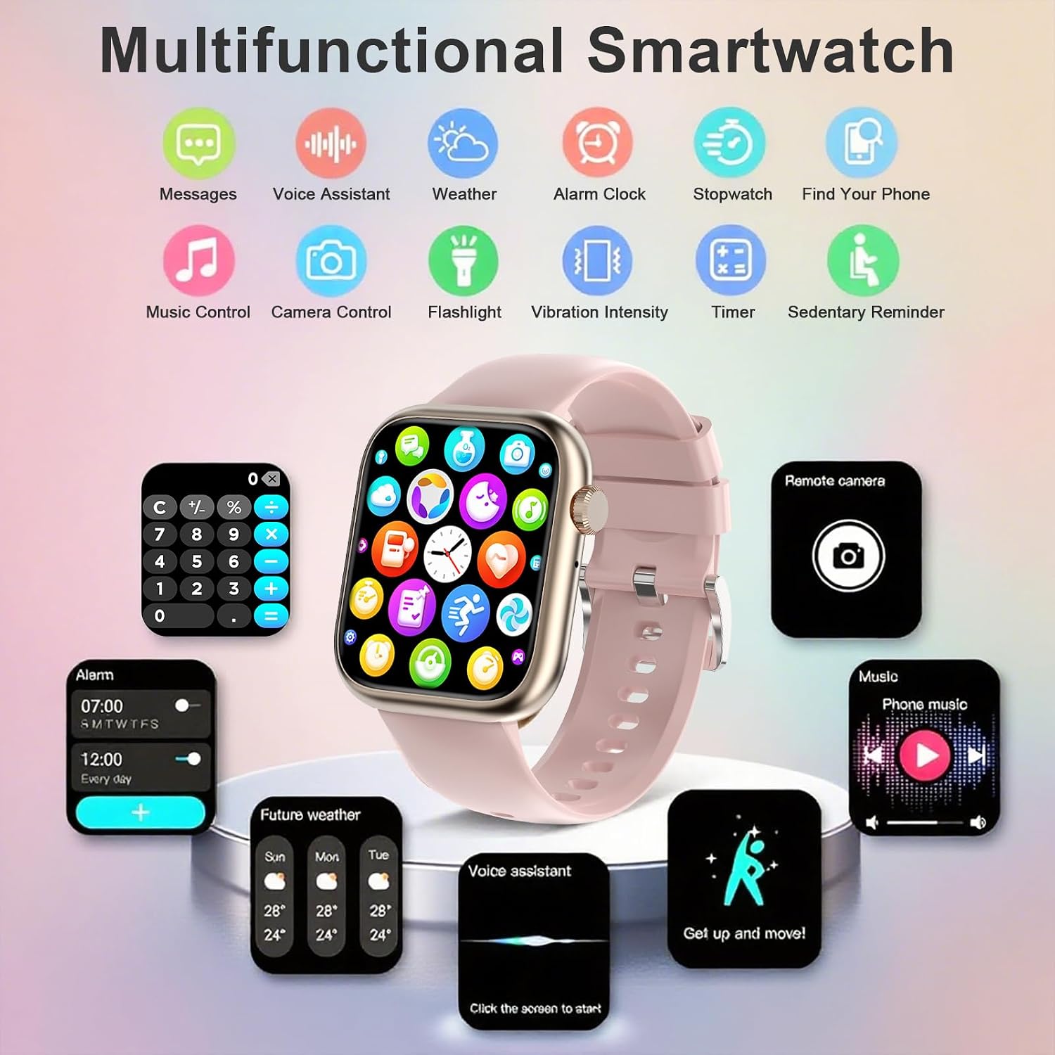 Thumbnail 5 de Efolen Reloj Inteligente 1,83" HD para mujer y hombre