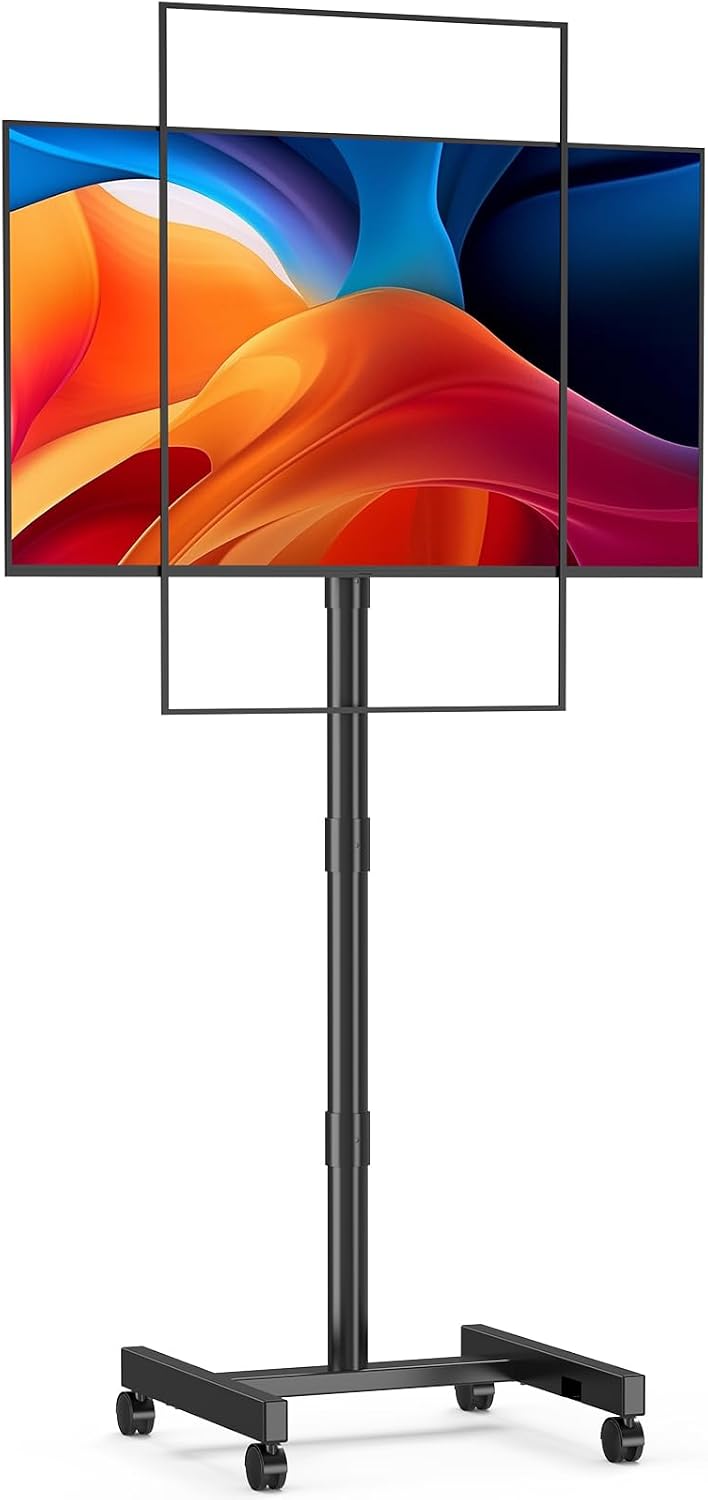 Detalle de Rolling TV Stand for 13–52-Inch TVs