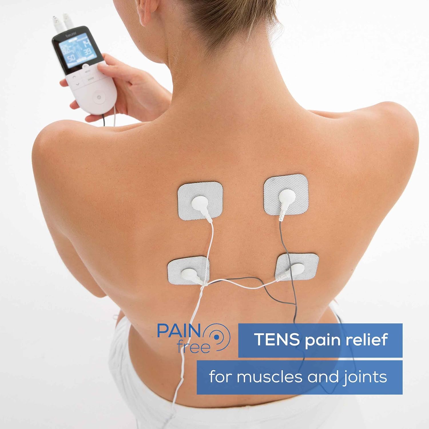 Detalle 2 de Beurer EM49 PainFree TENS EMS device 70 programmes