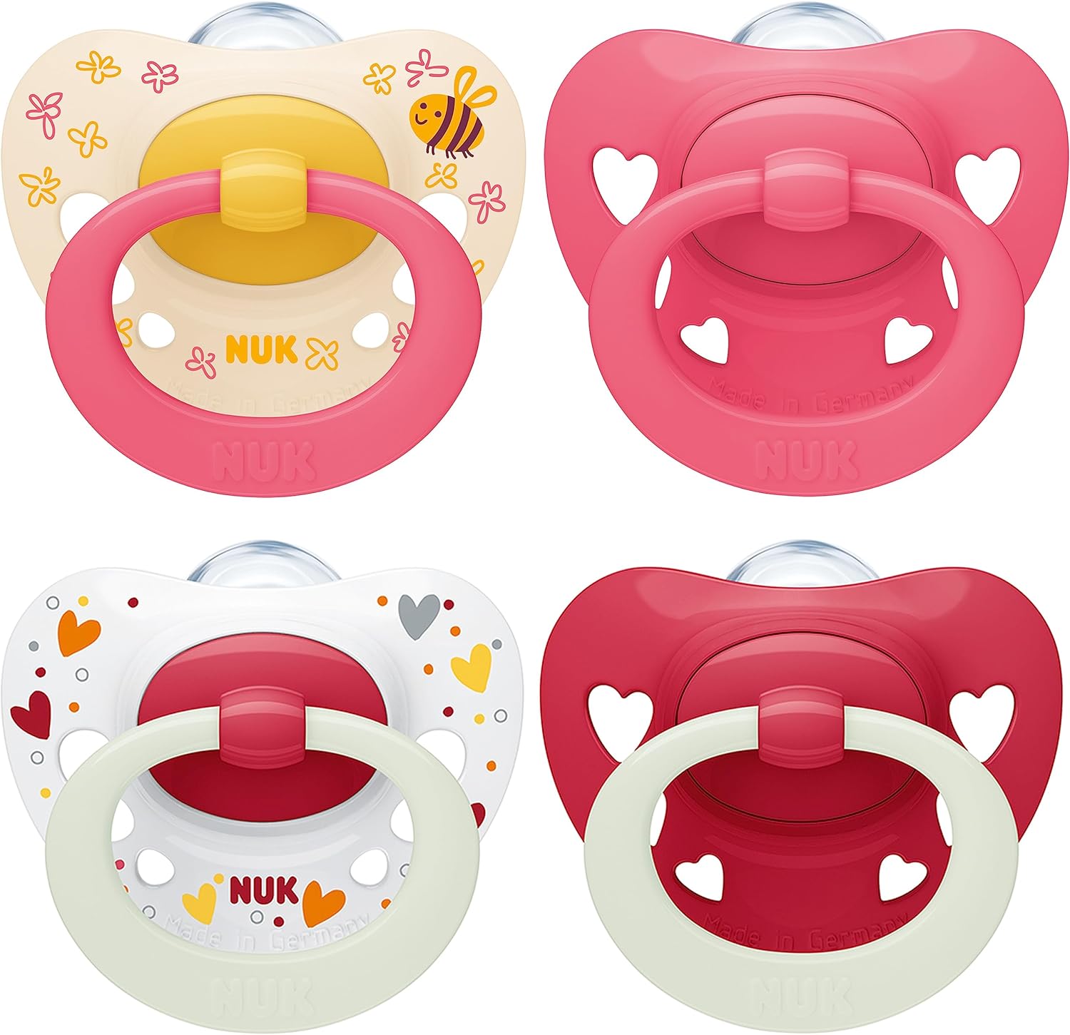 Thumbnail 6 de NUK Signature Day & Night ciuccio 6–18 mesi, silicone cuore 🌙