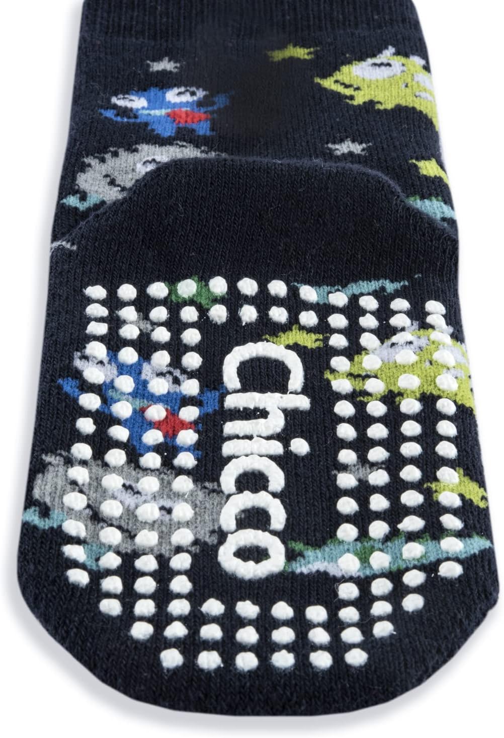 Detalle de Chicco En Coton Nos Nos Lot de Chaussettes Antidérapantes Mixte enfant (lot de 2)