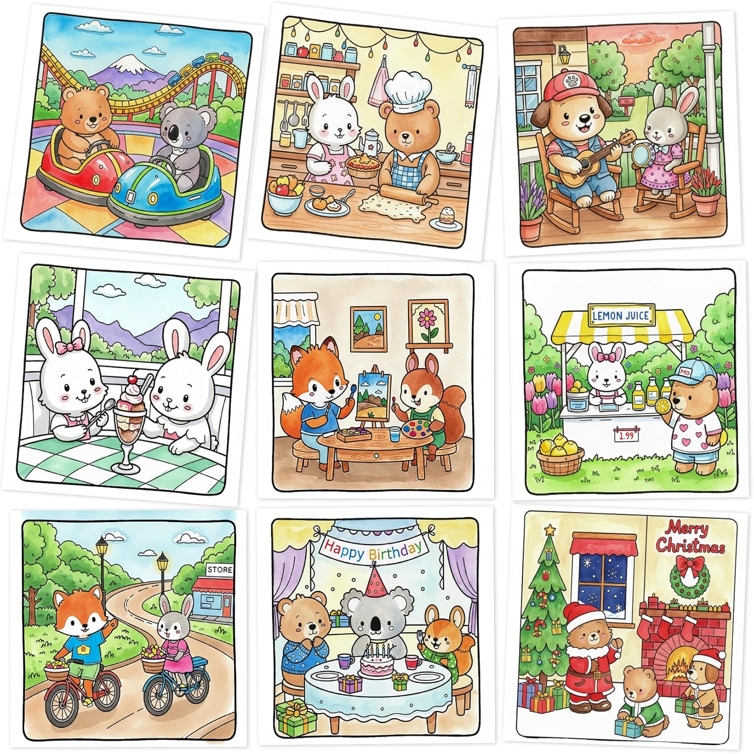 Thumbnail 6 de FUN LAVIE Cosy Colouring Book for Adults Relaxation 🎨