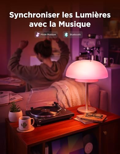 Detalle de Govee Ampoule Connectée E27 RGBWW 800lm (lot de 2) – compatible Alexa, Matter et Google Assistant