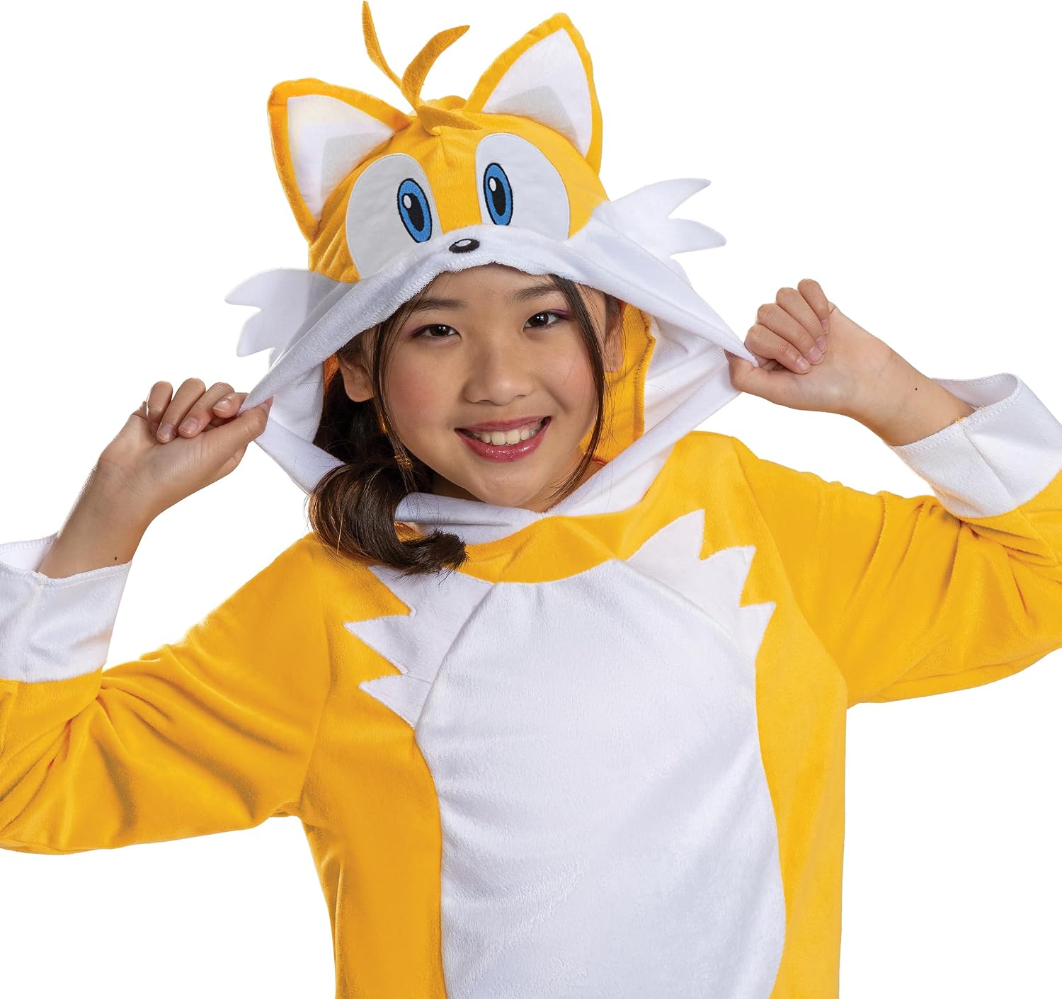 Detalle de Disguise Sonic Tails Costume for Kids, Official Hooded Jumpsuit