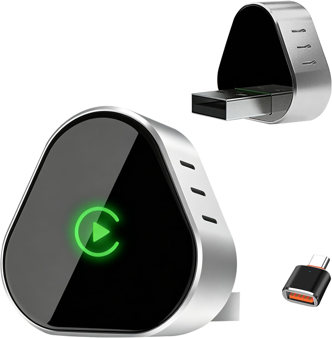 Detalle de Wireless CarPlay Adapter UK 2026 Upgraded: Effortlessly Convert Wired to Wireless CarPlay
