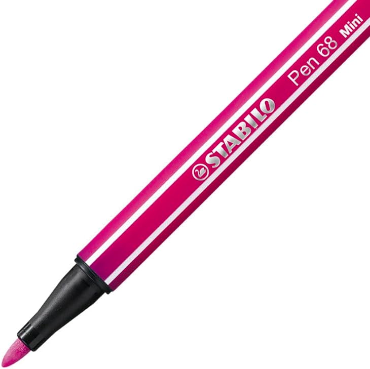 Detalle de STABILO Premium-Filzstift Pen 68 Mini Animal Vibes 8er Pack – 8 Farben