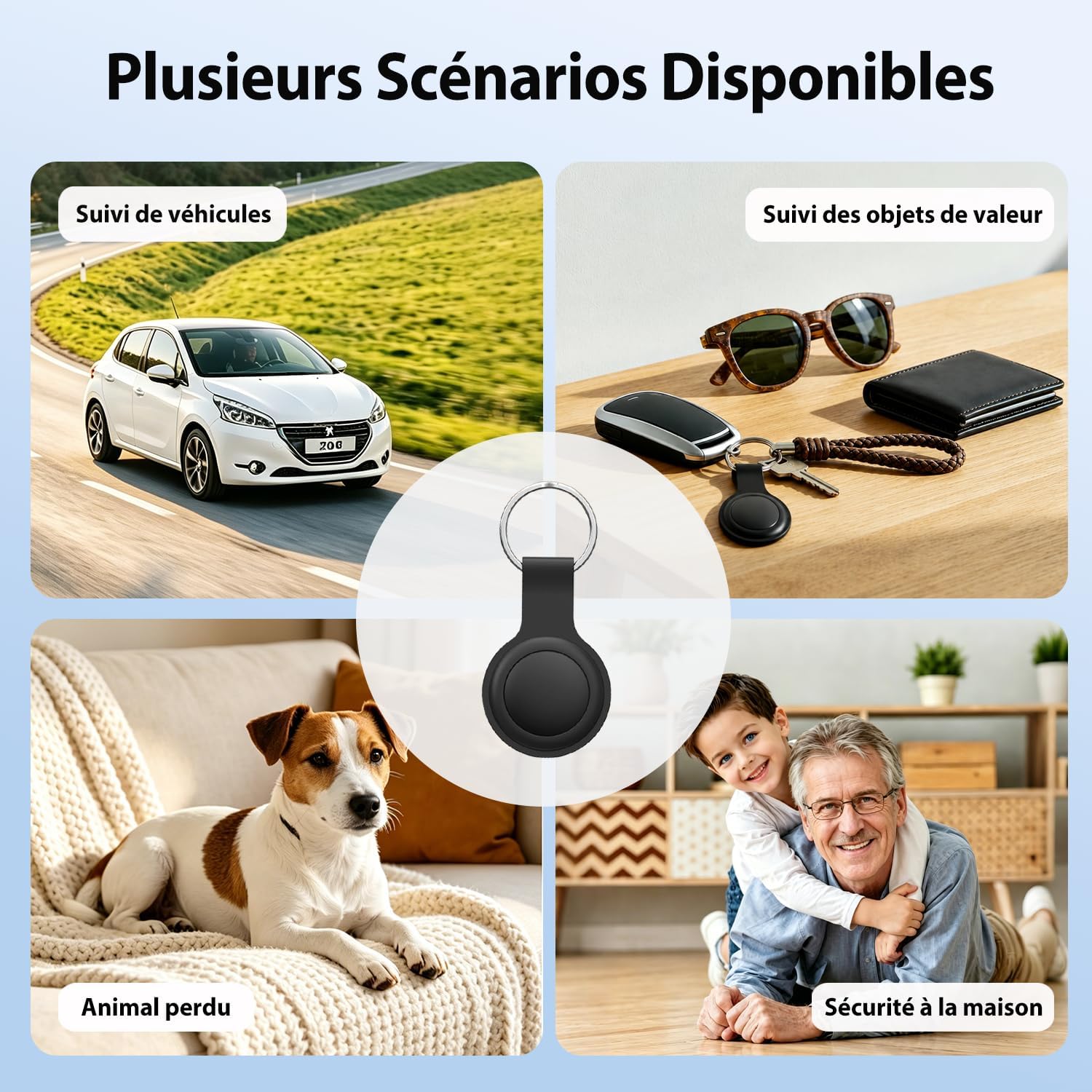 Detalle 2 de Rayibmi 2026 Collier GPS Chat sans Abonnement – Suivi fiable et léger pour chats et petits chiens