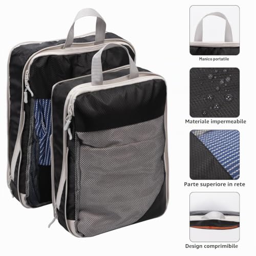 Thumbnail 4 de BillyBath Set di Organizer per Valigie, 10 Pezzi – Organizza Biancheria, Scarpe e Cosmetici in Viaggio