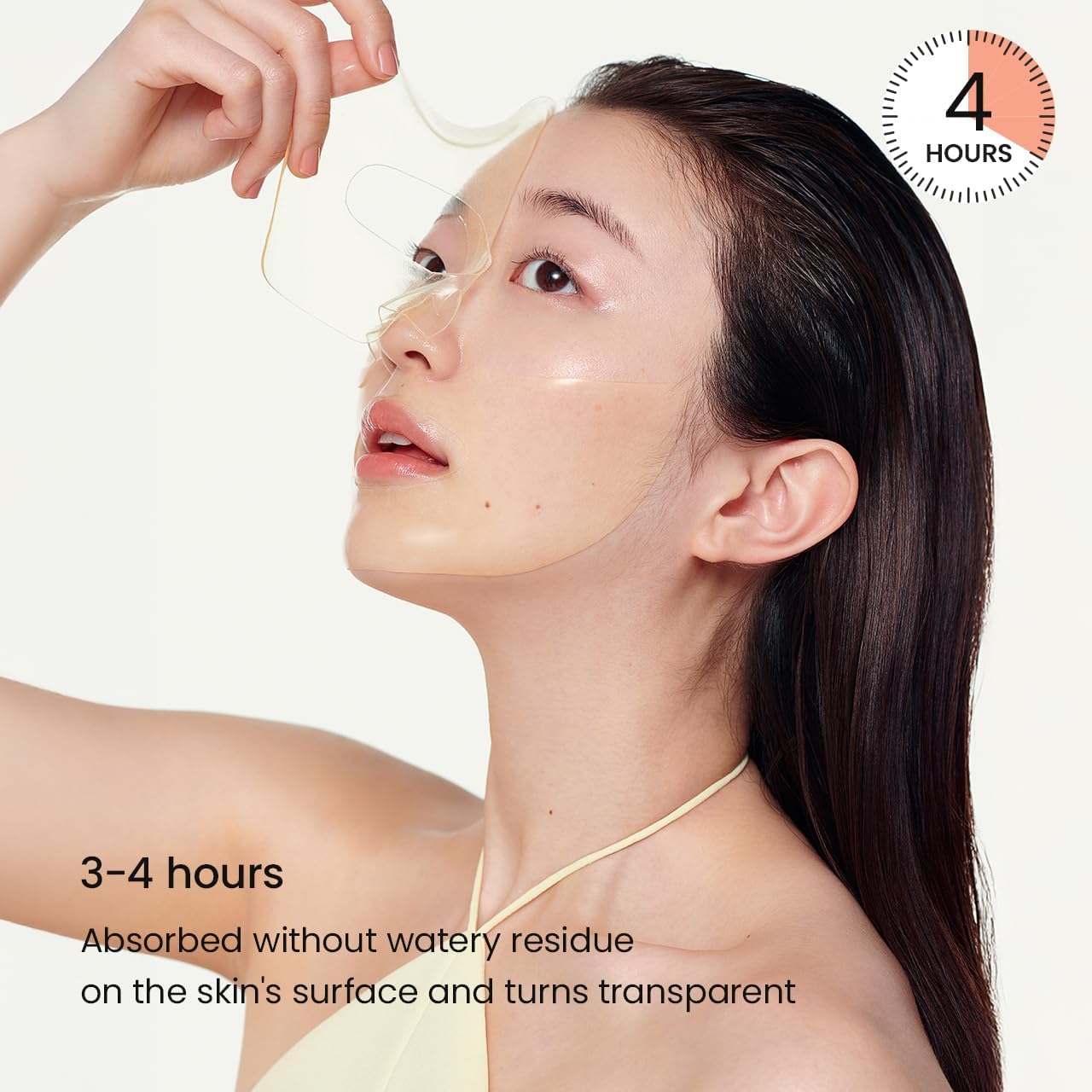 Detalle de BIODANCE Radiant Vita Niacinamide Real Deep Mask — Masque hydrogel nocturne 34 g x 4
