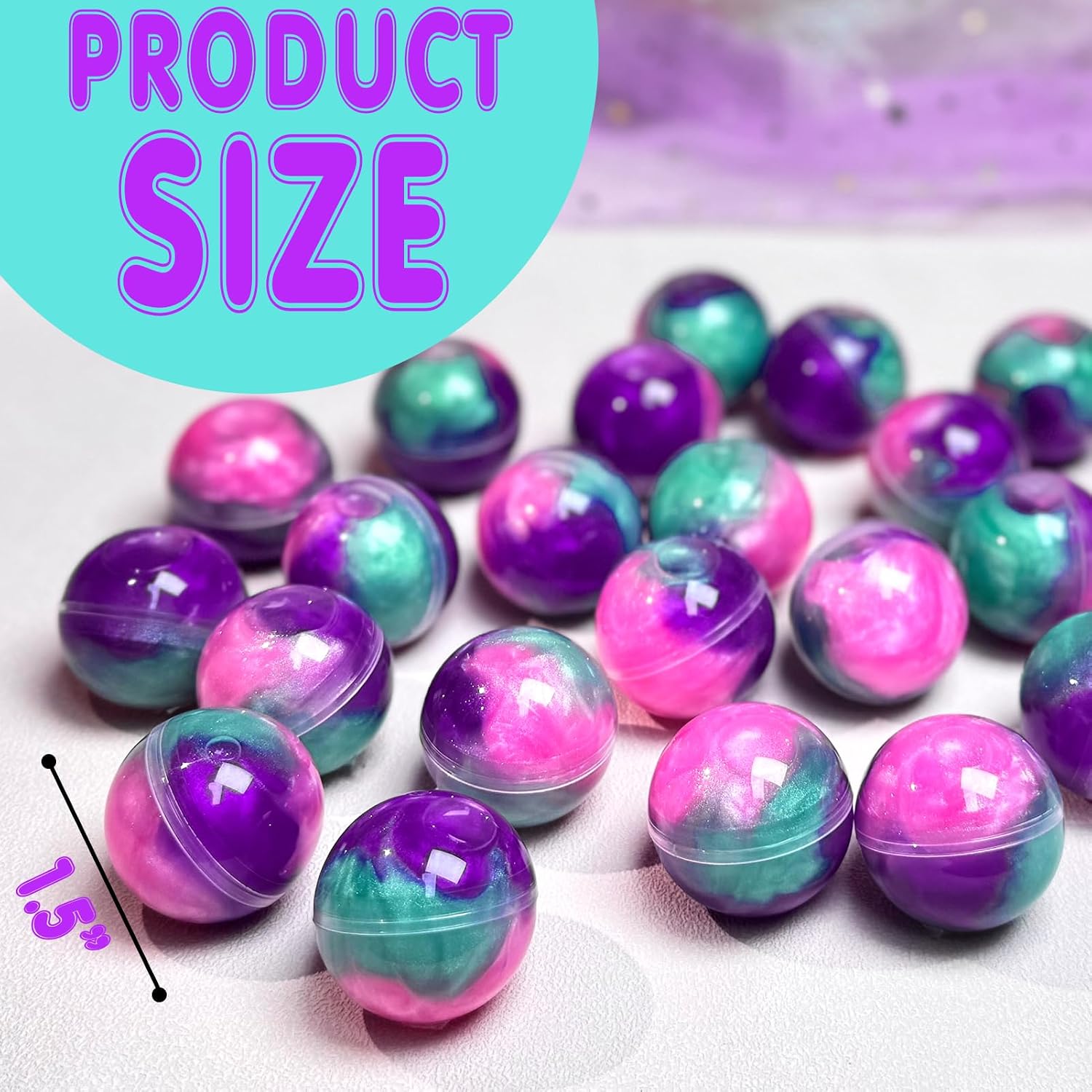 Thumbnail 3 de Rowecvce Galaxy Slime Balls 24-pack for kids