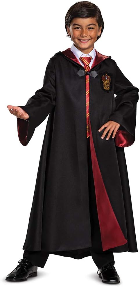 Detalle de Disguise Harry Potter Gryffindor Kids' Robe with Satin-Lined Hood