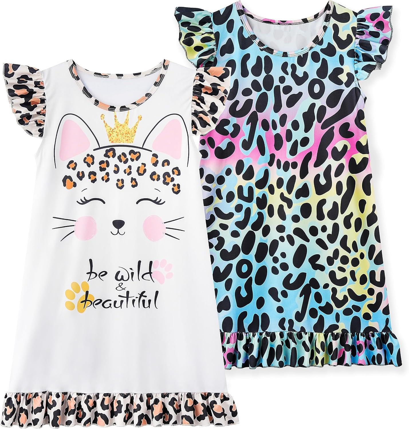 Detalle de LQSZ Girls' Nightgowns, 2-Piece Set