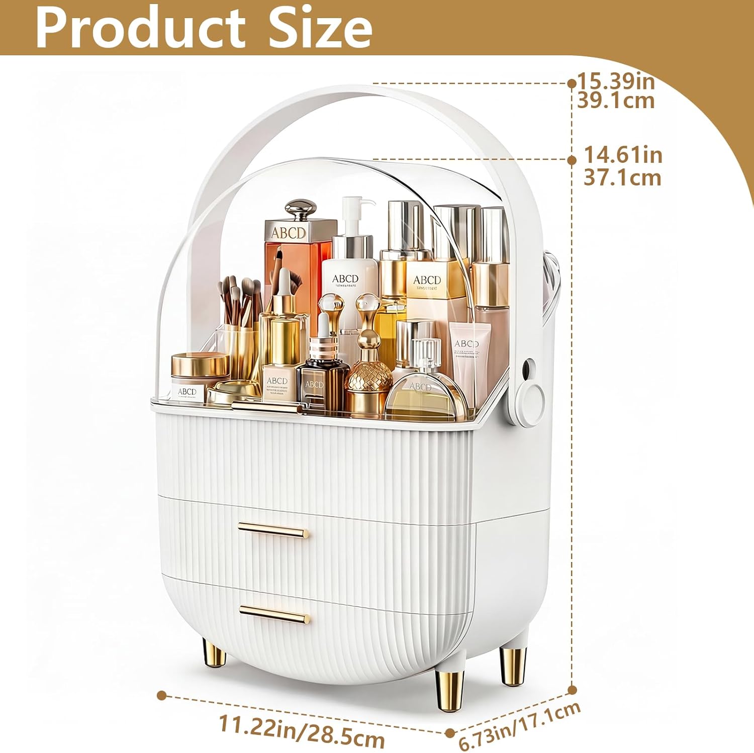Detalle 2 de NestOrganix Makeup Organizer 13.5in