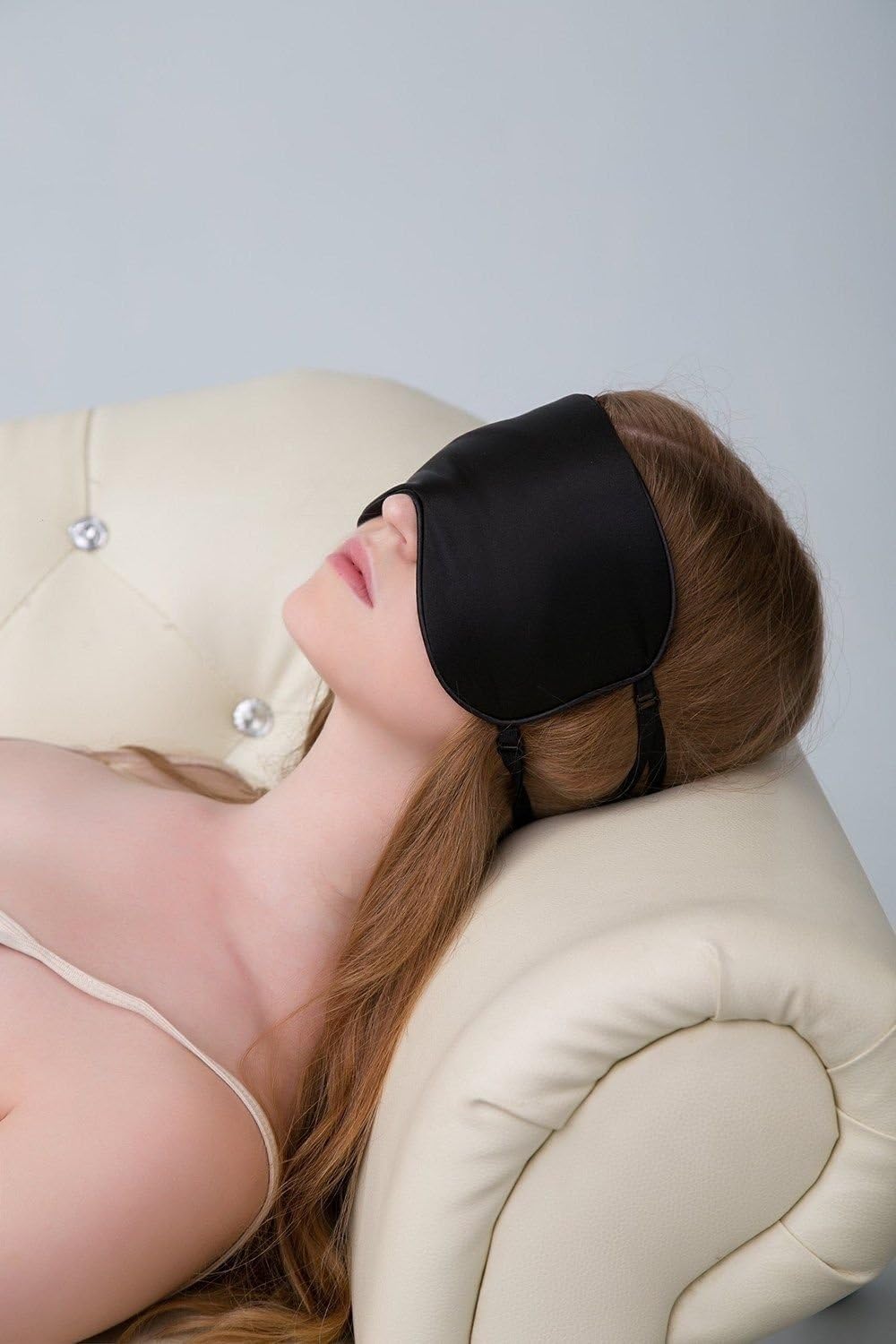 Thumbnail 3 de ALASKA BEAR AB-EM-222 Extra-Large Silk Sleep Mask with Two Adjustable Straps