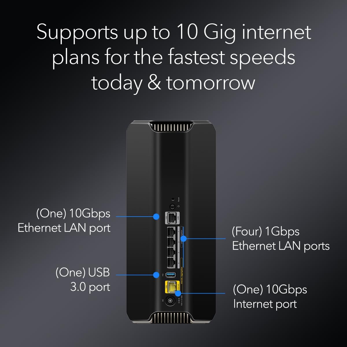 Thumbnail 4 de NETGEAR RS700S WiFi 7 Router 19 Gbps