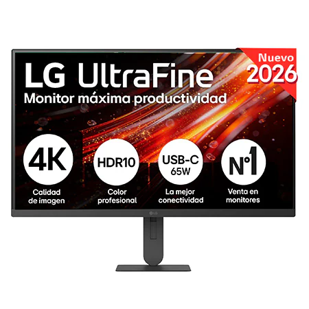 Detalle de LG UltraFine 27U730B-B.OUTLET, monitor UHD IPS de 27 pulgadas con altura ajustable