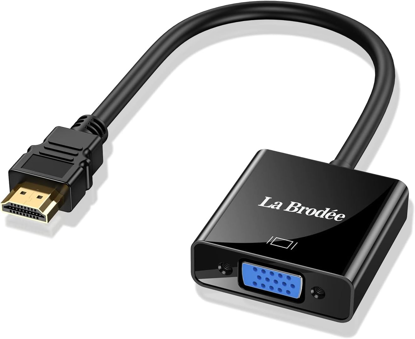 Detalle de HDMI zu VGA Adapter – Unidirektional, 1080P, HDMI-Quelle zu VGA-Monitor/Projektor