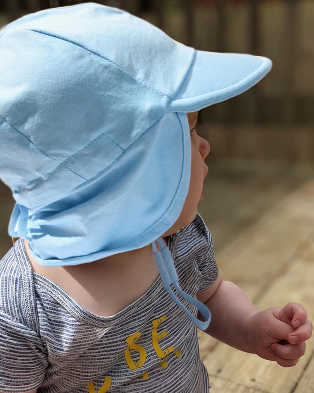 Thumbnail 4 de FURTALK Baby Sonnenhut UPF 50+ – Kappe mit verstellbarem Kinnriemen und Halsklappen