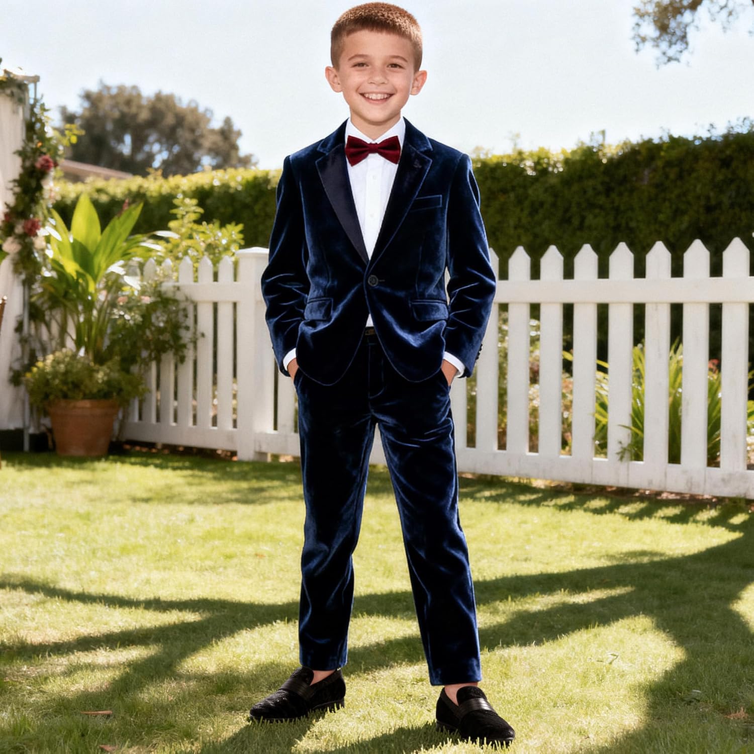Thumbnail 1 de Bruno Marc Boys Slip-on Dress Shoes Loafers for Tuxedo & Formal Wear